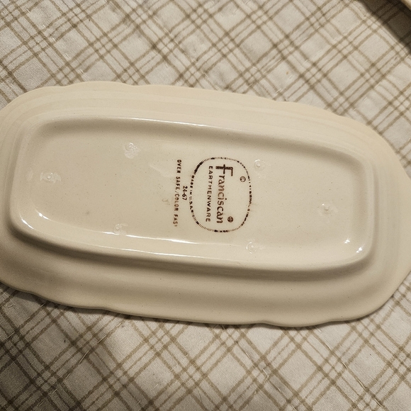 Vintage Franciscan Desert Rose Butter Dish With Lid. - Picture 3 of 4